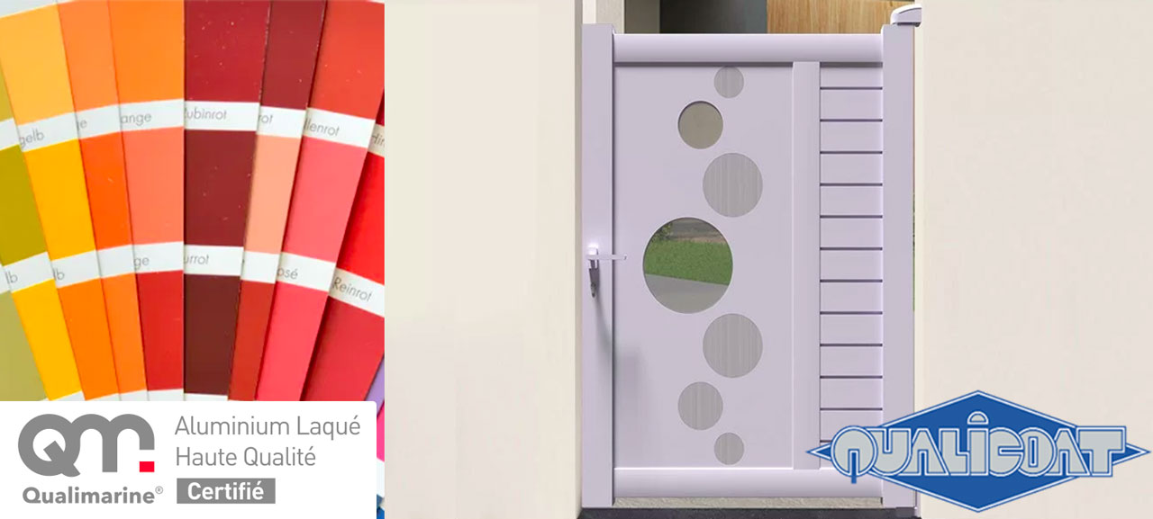 Nouveau portillon alu pour votre jardin ou maison direct usine